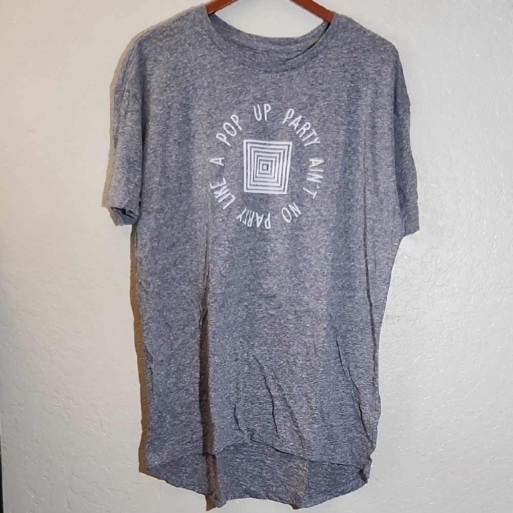 Aint No Party Like A Pop-Up Party Lularoe High Low Consultant T Shirt 2XL